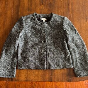 Gray Boucle Jacket